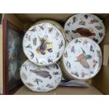 Birds of Britain Collectors plates, other china, framed bird collage, etc. **PLEASE NOTE THIS LOT IS