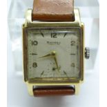 A 9ct gold cased Rotary wristwatch, 23mm case