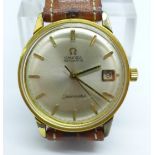 A gentleman's Omega Seamaster automatic date wristwatch