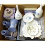 A collection of Wedgwood Clementine and Jasperware