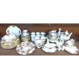 A collection of Royal Albert Old Country Roses dinner and tea ware, approximately 70 pieces