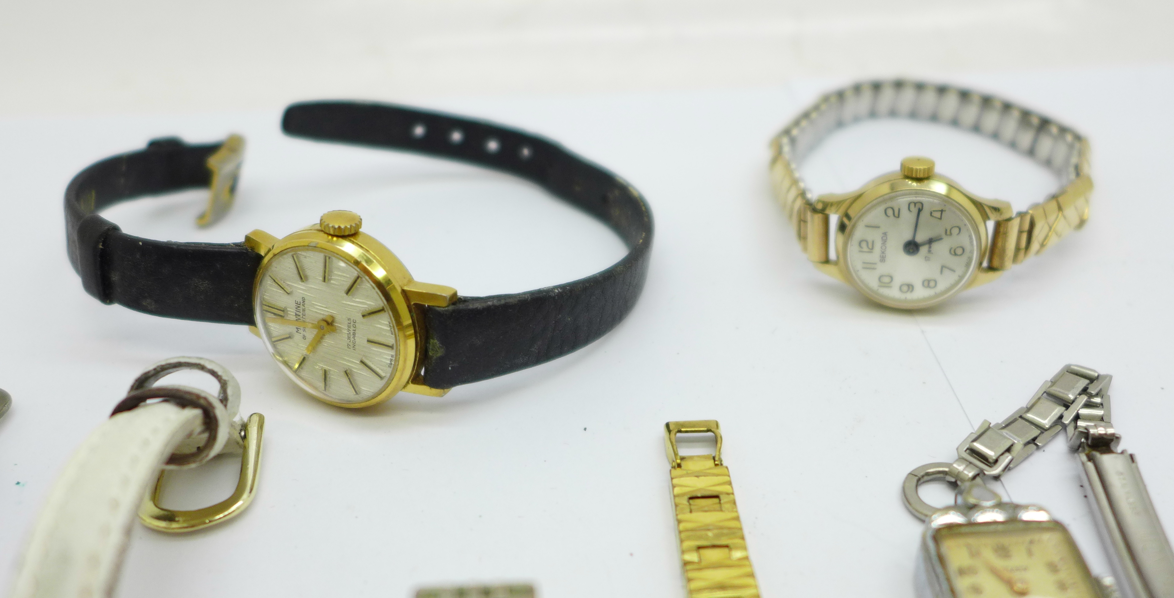 Lady's mechanical wristwatches, Tissot, Rotary, Bulova and Montine, etc. - Image 3 of 4