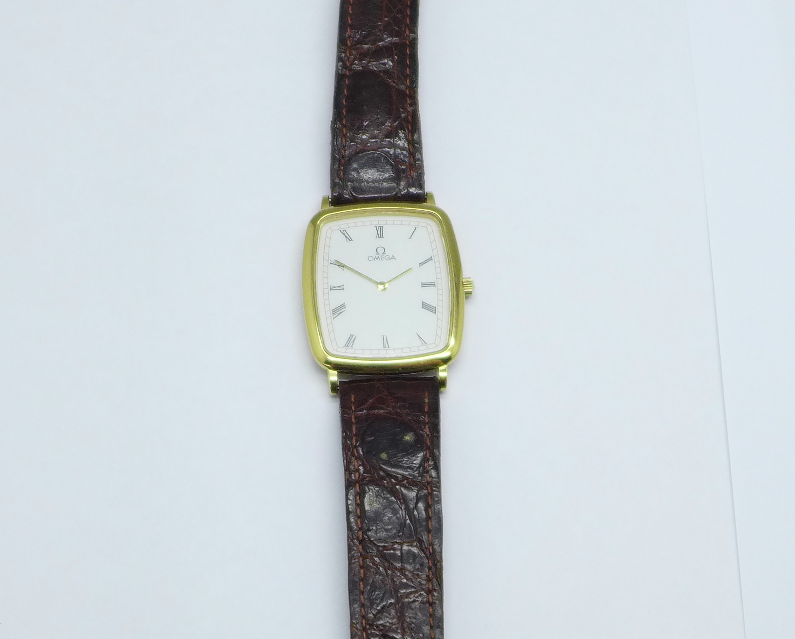 An Omega DeVille wristwatch with Omega strap and buckle, 26mm case - Image 6 of 6