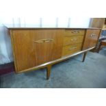 A teak sideboard