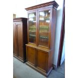 A Victorian mahogany four door bookcase