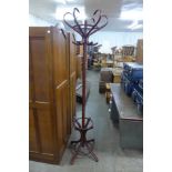 A beech bentwood coat stand