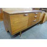 A teak sideboard