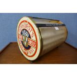 A vintage Sylko Three Shells, Dewhurst's Machine 40 Twist haberdashery shop cotton reel cabinet