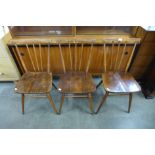 A set of three Ercol Golden Dawn 391 model chairs