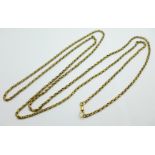 A Victorian guard chain