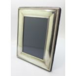 A silver mounted photograph frame, 14cm x 17.5cm