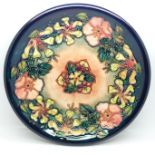 A Moorcroft Oberon plate, dated '93, 26cm, boxed