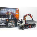 A LEGO 42043 Technic Mercedes-Benz Arocs 3245, '2 models in 1' with power functions, completed, with