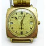 A gentleman's automatic Glashutte Spezimatic date wristwatch