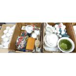 Six boxes of mixed china **PLEASE NOTE THIS LOT IS NOT ELIGIBLE FOR POSTING AND PACKING**