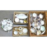 China tea services and other mixed china, including Royal Crown Derby **PLEASE NOTE THIS LOT IS