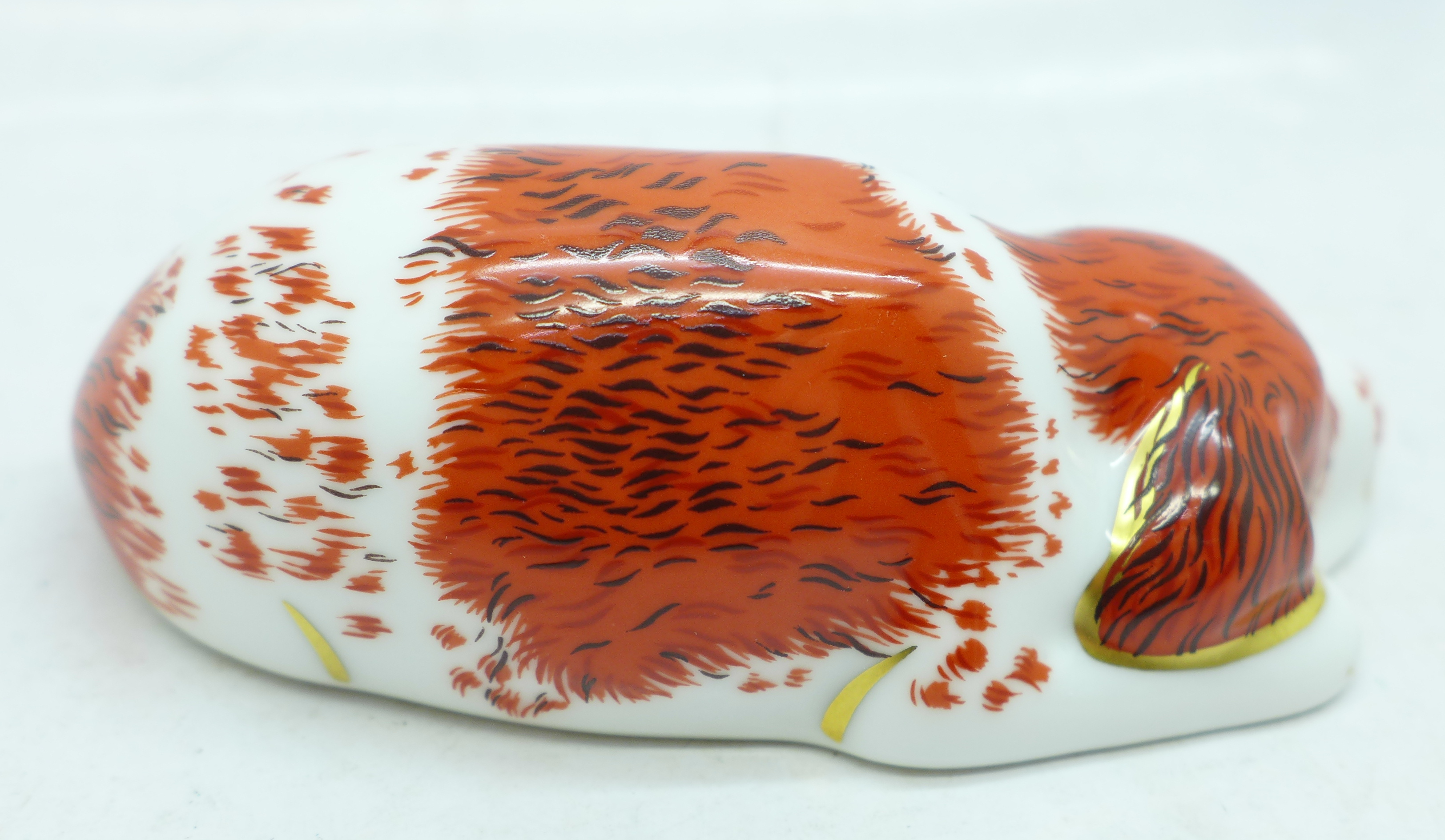 A Royal Crown Derby Collector's Guild Puppy paperweight, gold stopper, boxed - Image 3 of 8