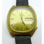 A Bulova Accutron day date wristwatch