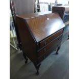 A mahogany bureau