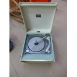 A Dansette Monarch portable record player