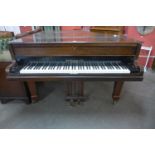 A Victorian John Broadwood & Sons of London rosewood Baby Grand piano, 102cms h, 147cms w, 166cms l