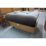 A G-Plan teak footstool