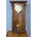 A 19th Century mahogany Vienna wall clock