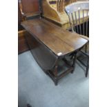 A George III oak gateleg table