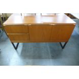 A teak sideboard