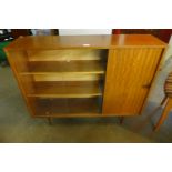 A teak bookcase