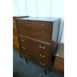 A Nathan tola wood chest of drawers