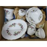 A box of Wedgewood china including Hathaway Rose **PLEASE NOTE THIS LOT IS NOT ELIGIBLE FOR