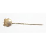 A 9ct gold stick pin, 1.1g