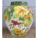 A Falconware hand painted vase, Rosslyn Luckhow backstamp