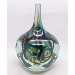 A M'dina glass paperweight, 18cm, signed to the base