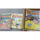 A box of 213 Beano comics, 1993 to 1998