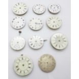 Pocket watch movements, a/f