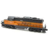 A Lionel Milwaukee Road 0 gauge locomotive, number 8855