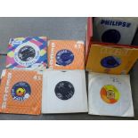 A collection of 1960's 45rpm 7" singles