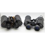 Two pairs of binoculars, Swift 12x50 and Boots 10x50