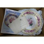 A set of Coalport Roses collector's plates **PLEASE NOTE THIS LOT IS NOT ELIGIBLE FOR POSTING AND