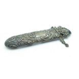 A silver spectacle case, Birmingham 1902, Robert Pringle & Sons