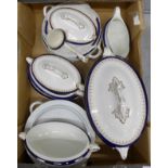 Wedgwood Imperial Porcelain tureens and vegetable serving dishes, gravy boat, etc. **PLEASE NOTE