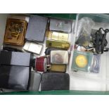 Ronson and other lighters, coins and pen knives