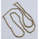 A 9ct gold chain, 7.3g, 53cm