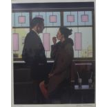 A signed Jack Vettriano limited edition artist proof print, 55 x 44cms, framed