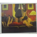 A signed Jack Vettriano limited edition artist proof print, 43 x 51cms, framed