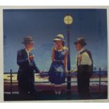 A signed Jack Vettriano limited edition artist proof print, 43 x 49cms, framed