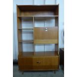 A teak room divider