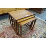 A G-Plan Quadrille teak nest of tables